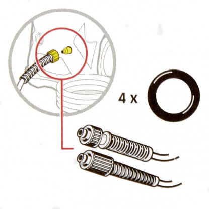 Karcher Pressure Washer O-Ring Seal Set | 2.640-729.0