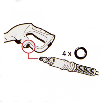 Karcher Pressure Washer O-Ring Seal Set | 2.640-729.0