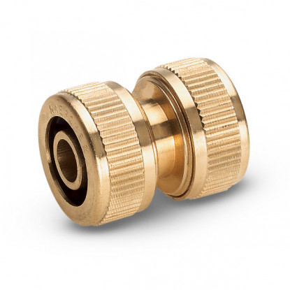 Karcher Brass Hose Mender/Joiner 1/2 inch -5/8 inch | 2.645-102.0 Karcher Brass Hose Mender/Joiner 1/2 inch -5/8 inch | 2.645-102.0