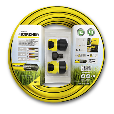 Karcher Pressure Washer 3/4 inch Garden Hose Pipe Set - 10m